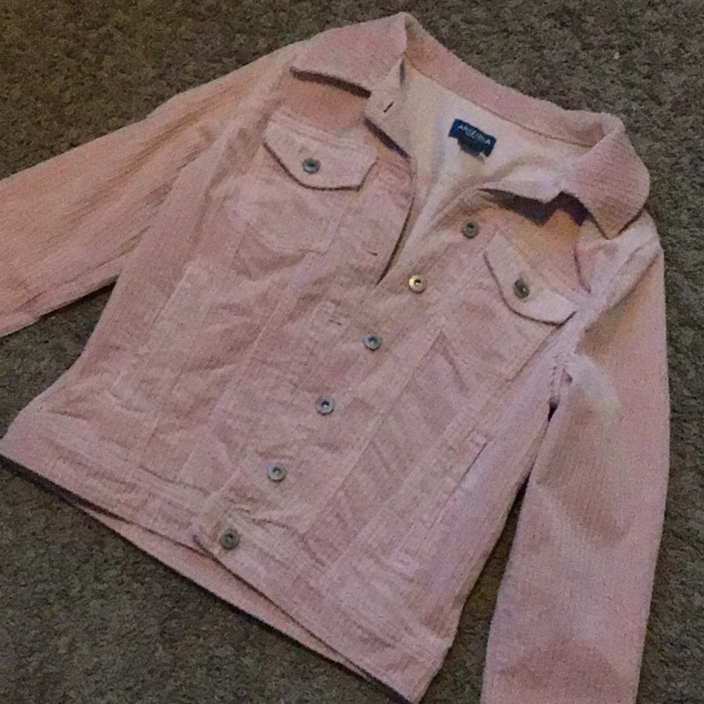 Pink jean jacket
